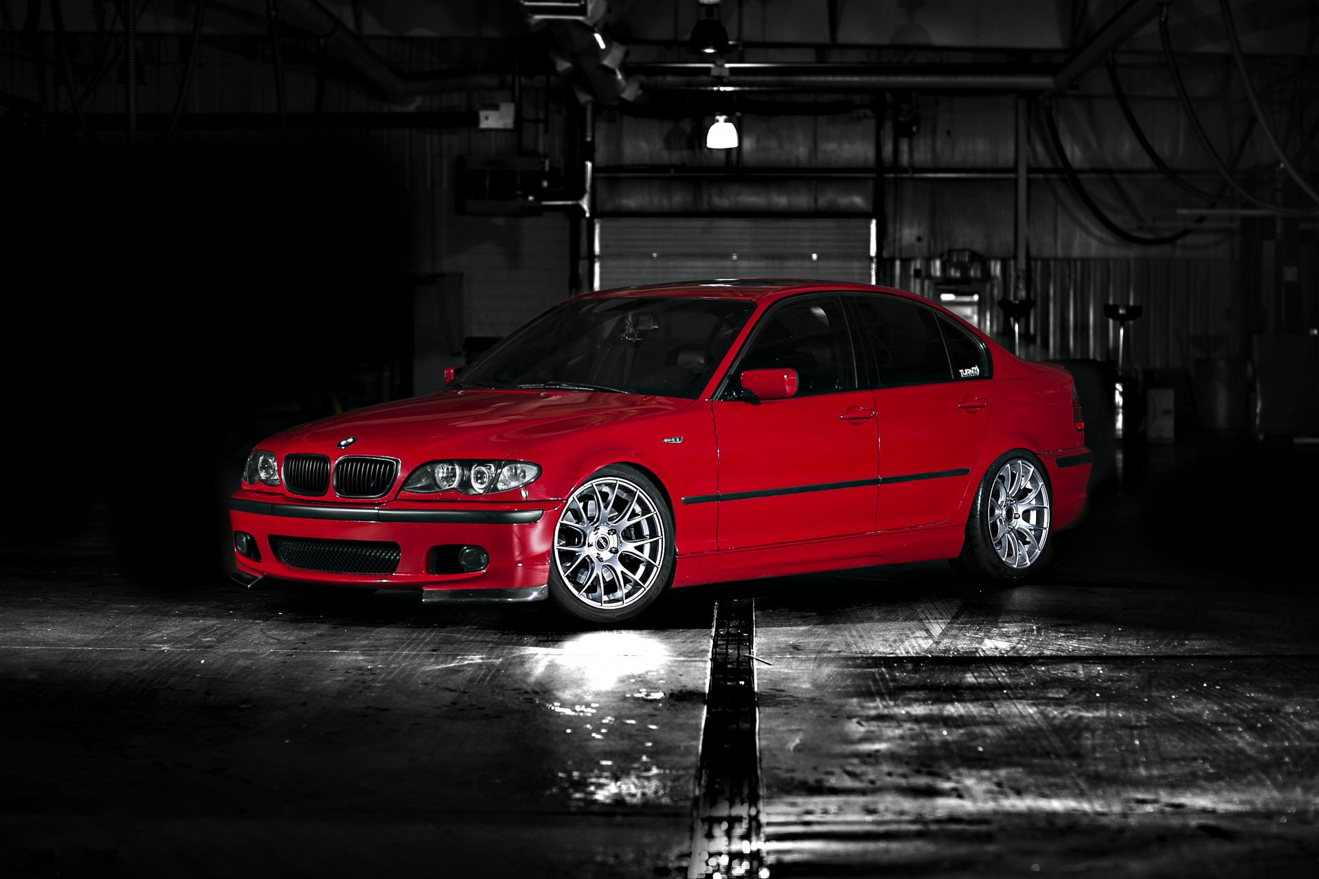 bmw e46 330i bmw perfil rojo