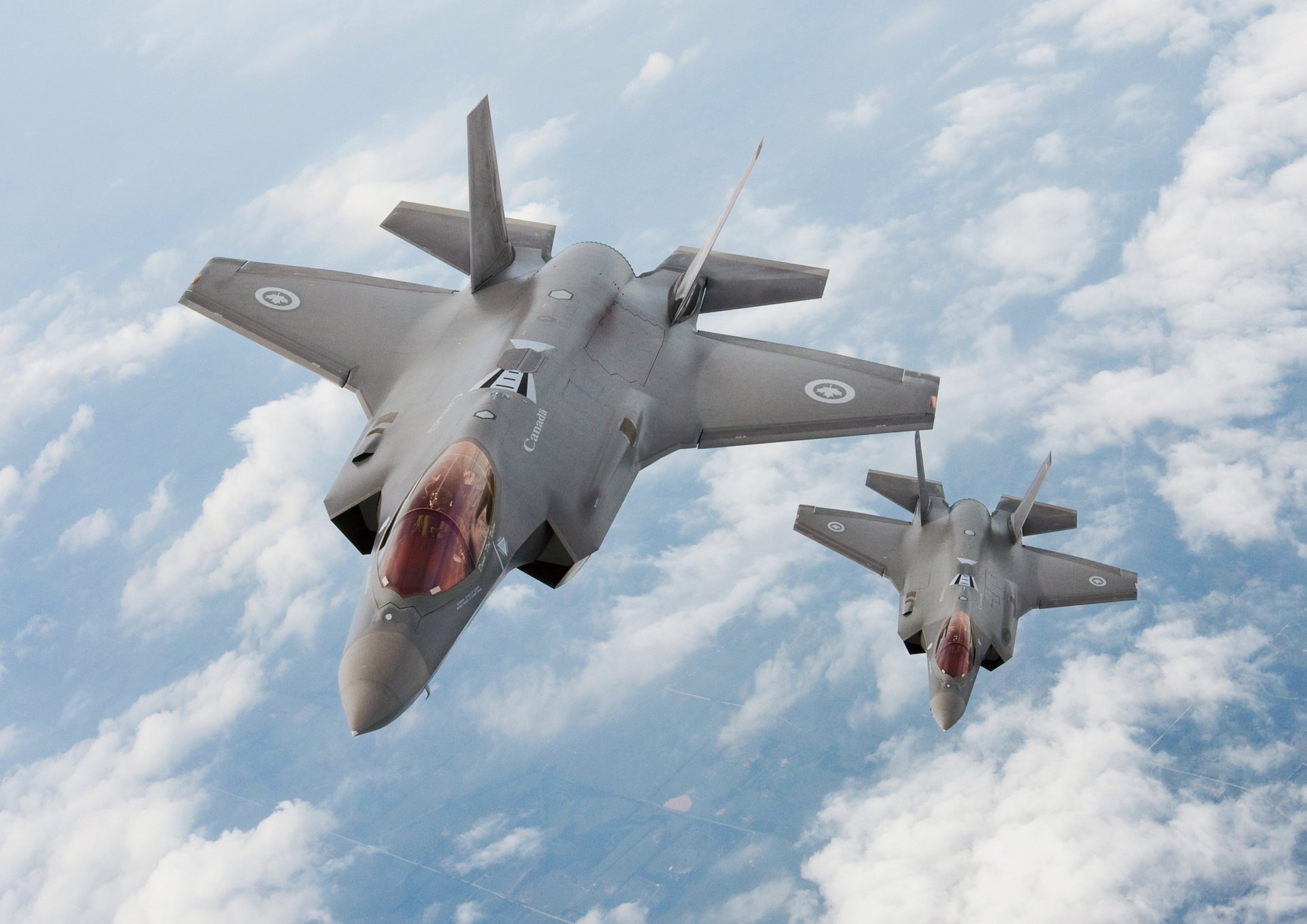 lockheed lightning canada lightning ii canadá martin avión f-35 aviación vuelo caza nubes altitud velocidad aviación militar equipo militar aviación