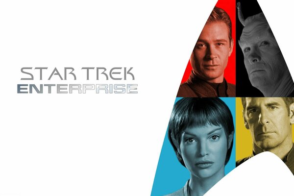Cartel con la imagen de los personajes de la serie