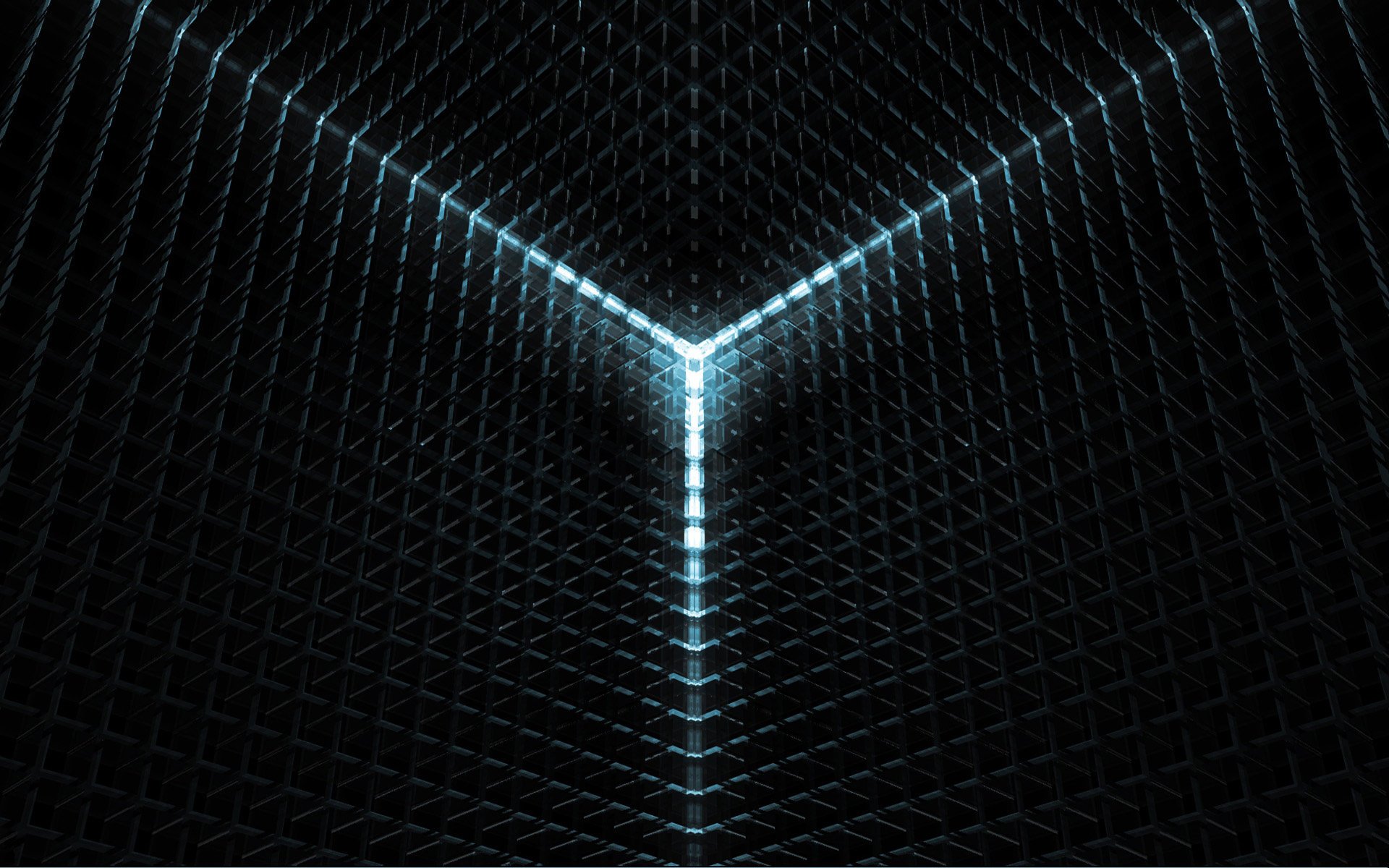 minimalismo 3d estructura luz cubo textura