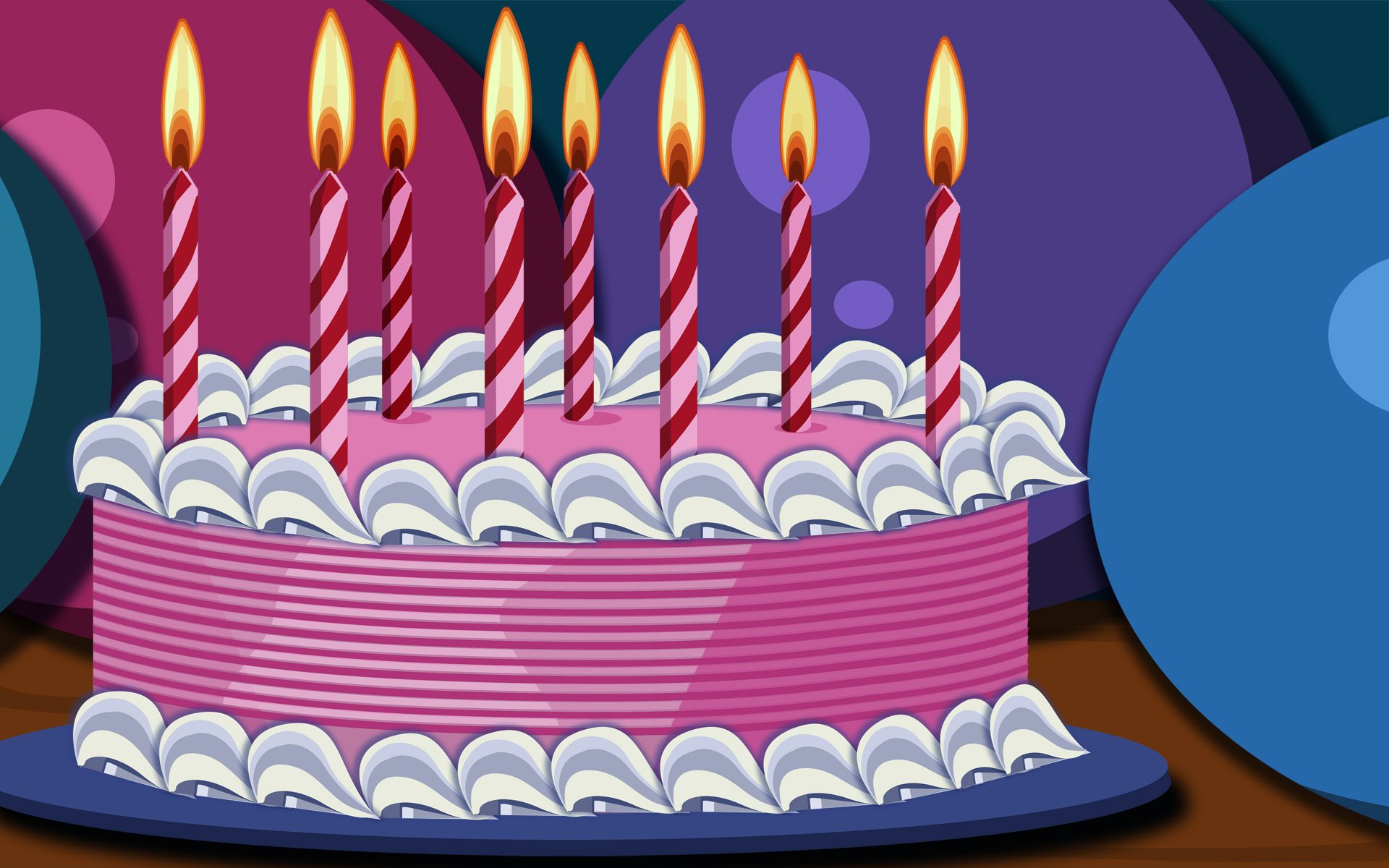 crema rosa pastel comida pastel velas cumpleaños feliz cumpleaños velas vacaciones cumpleaños