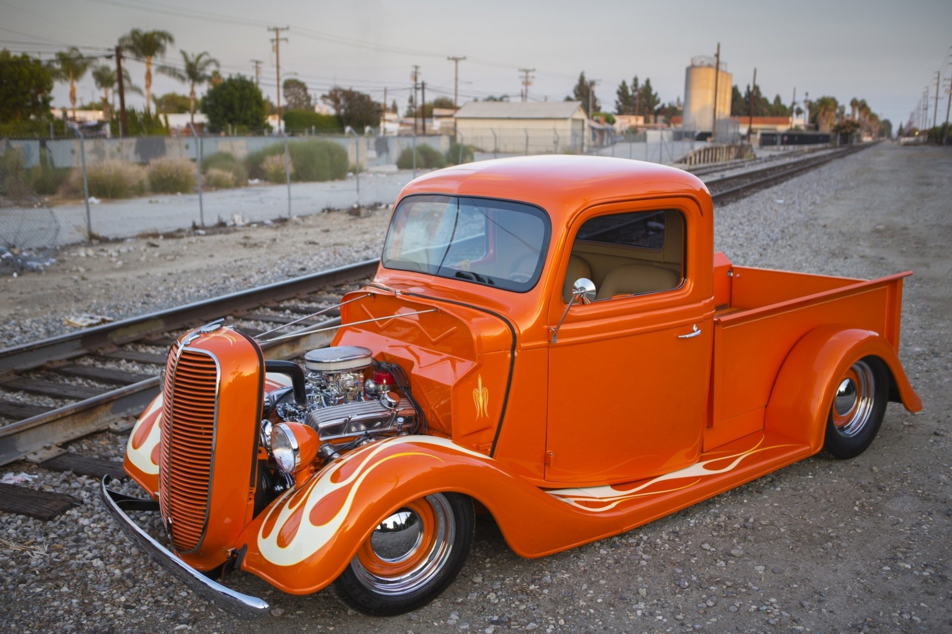 clásico naranja camión 1937