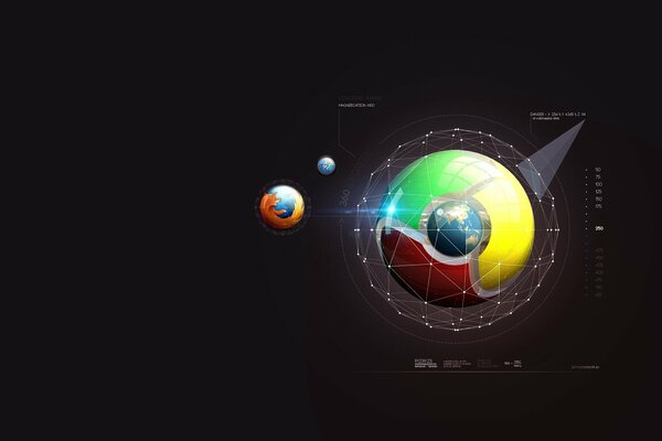 Iconos del navegador Safari Mozilla Google chrome a granel