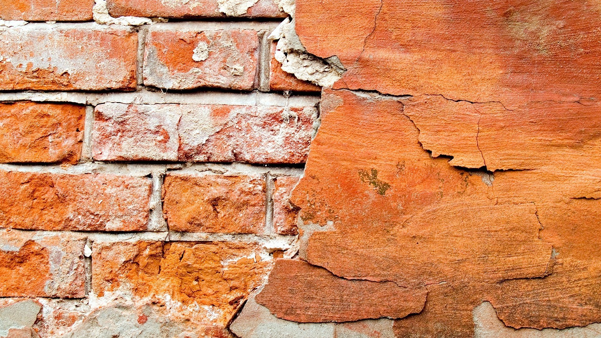 yeso pared de ladrillo grietas texturas