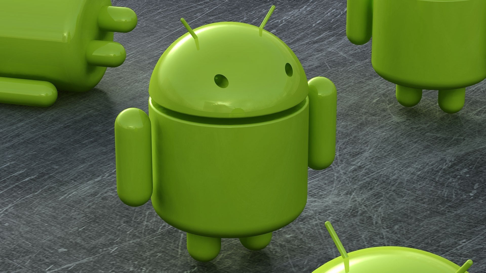 android android robot verde