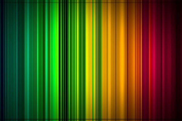 El fondo de las líneas multicolores es oscuro