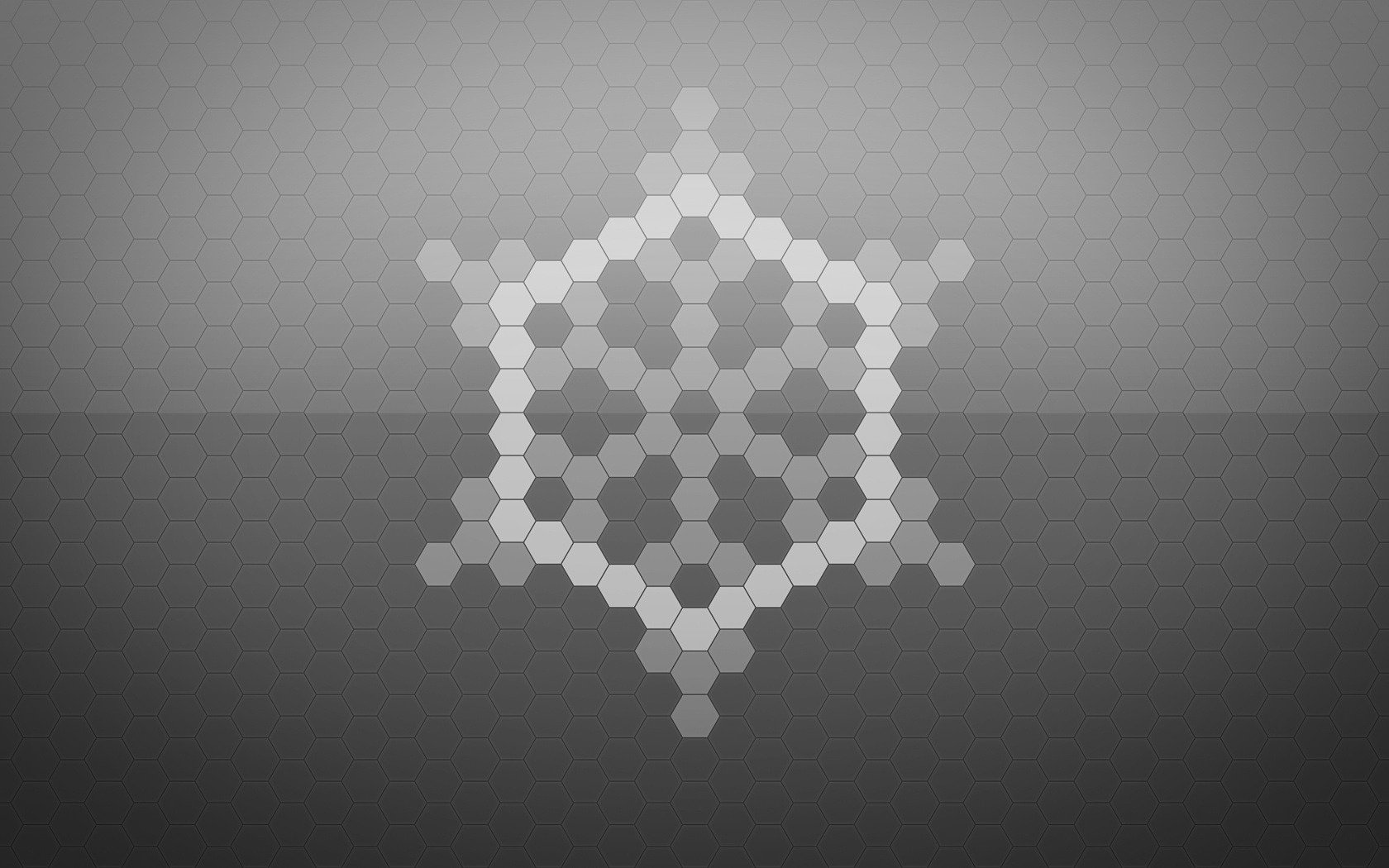 patrón de abejas minimalismo copo de nieve gris panal mosaico gris