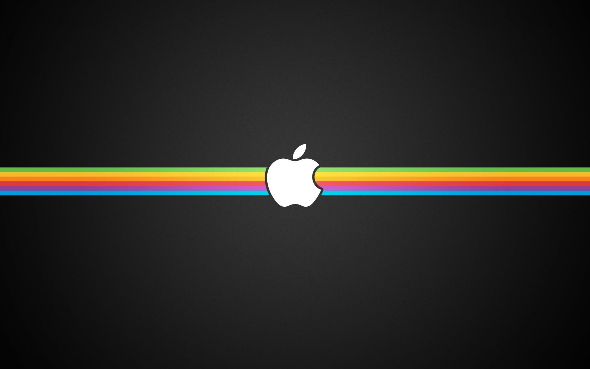 logotipo de la diana arco iris raya apple emblemas logotipos