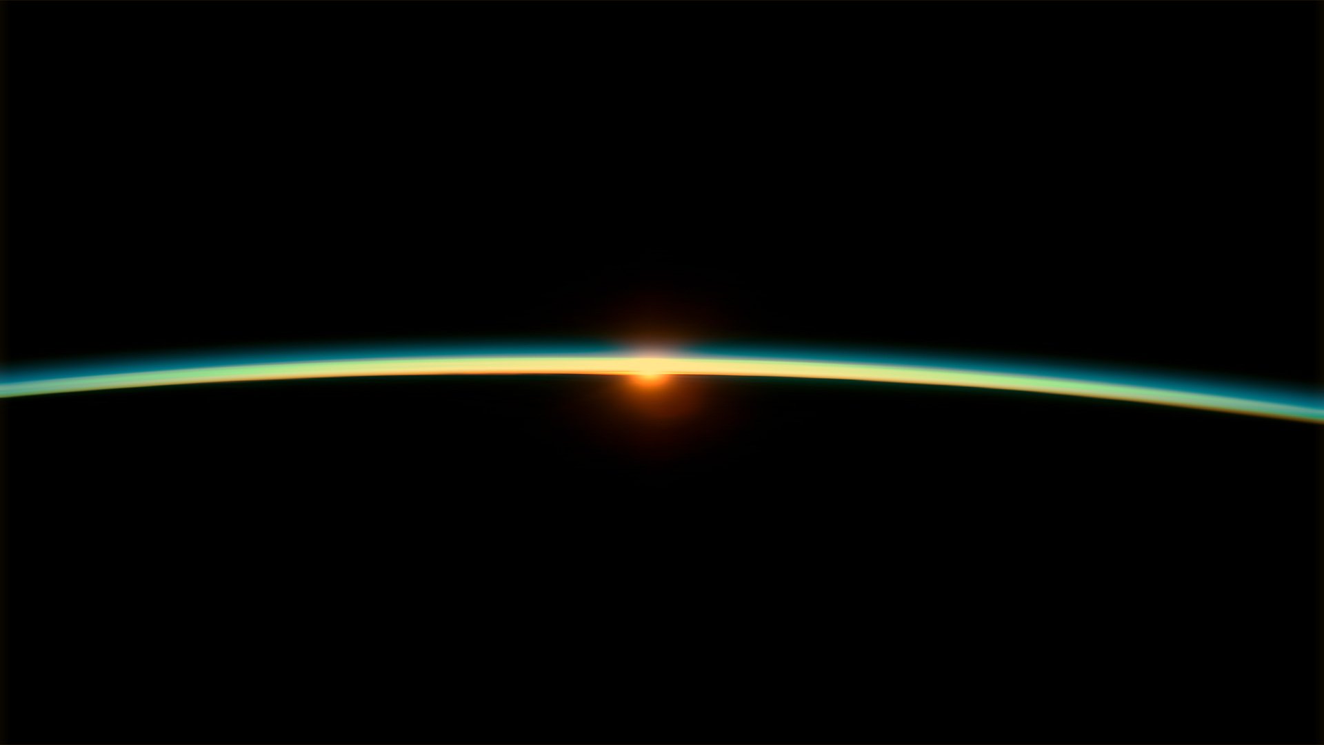 línea amarilla minimalismo fondo negro resplandor amanecer simplicidad estilo terminator sol