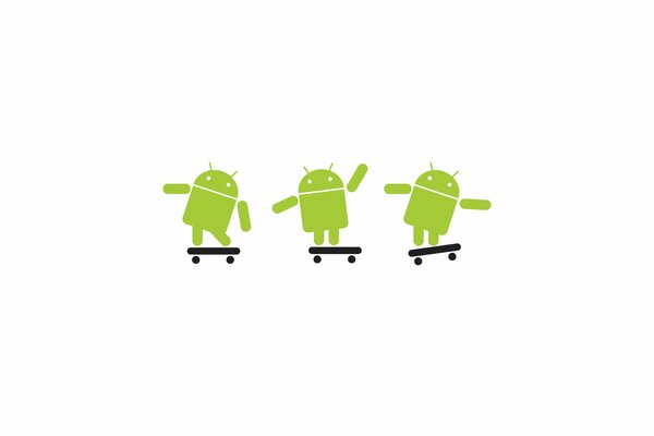Logotipo de Android sobre fondo blanco