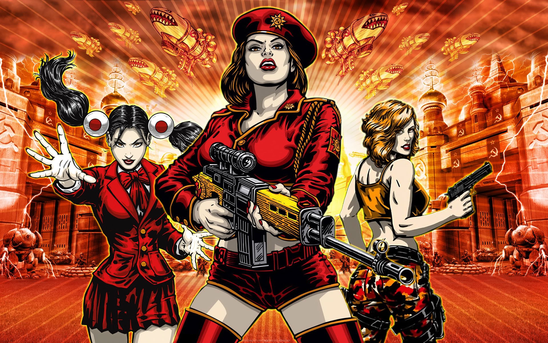 red alert 3 chicas rifle