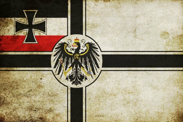 Antigua bandera naval Imperial de Alemania