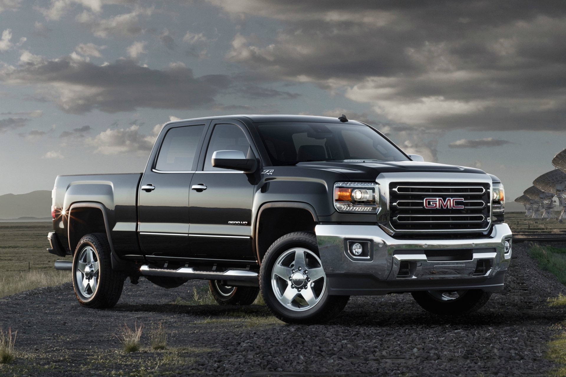 gmc sierra 2500hd recogida negro