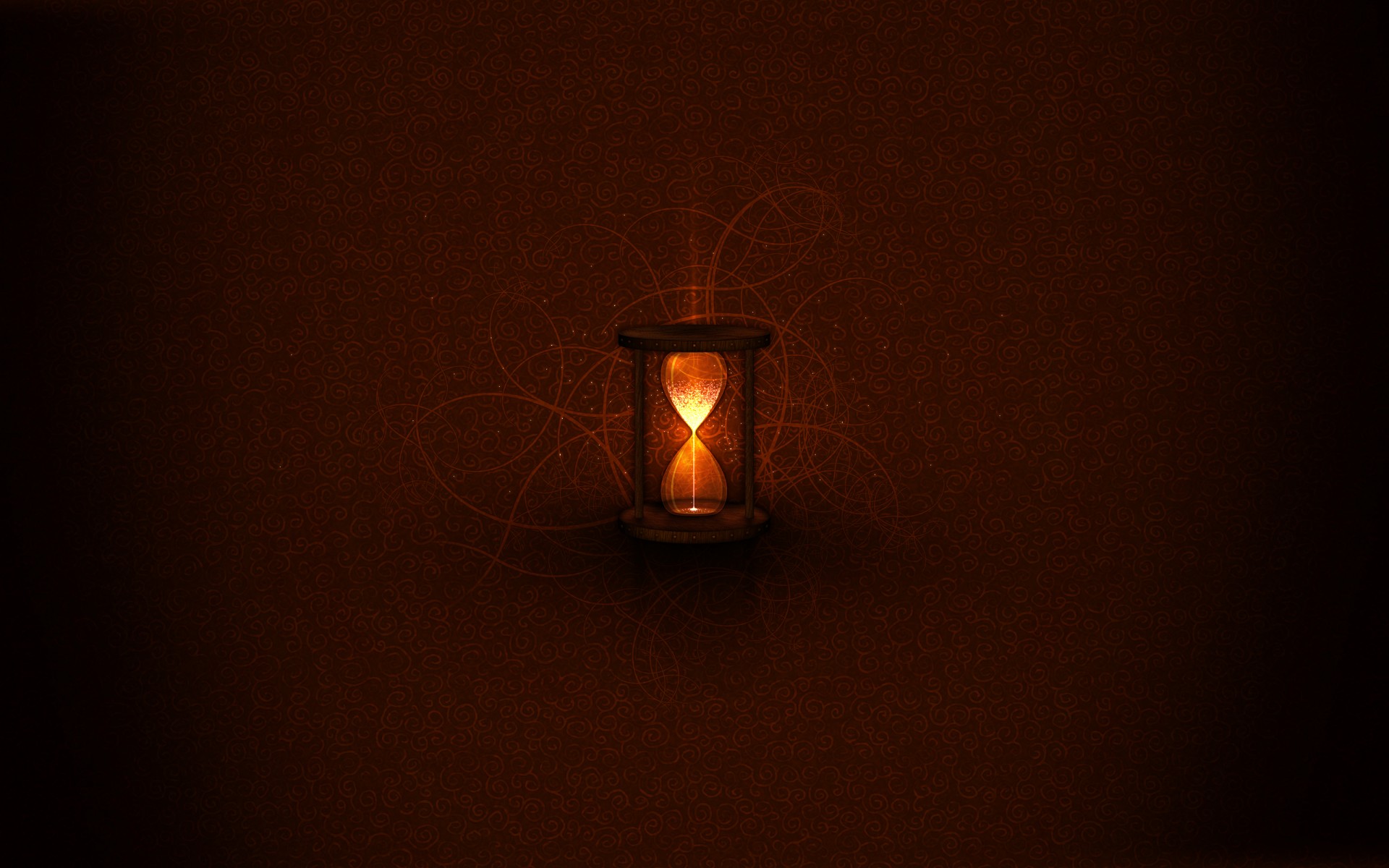 reloj de arena patrón minimalismo