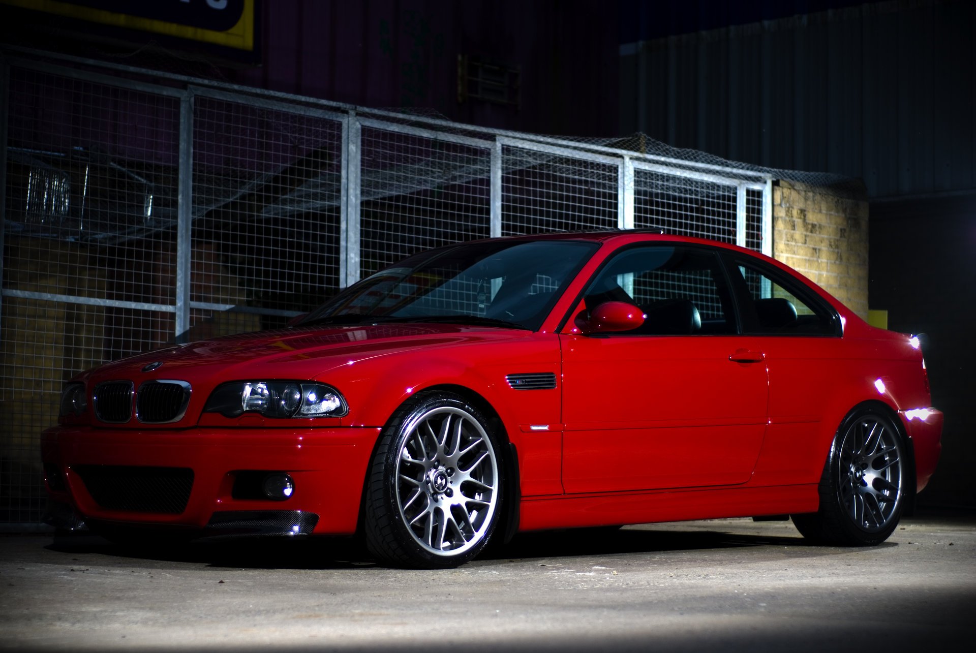 bmw m3 e46 rojo bmw coupe rojo reflejos