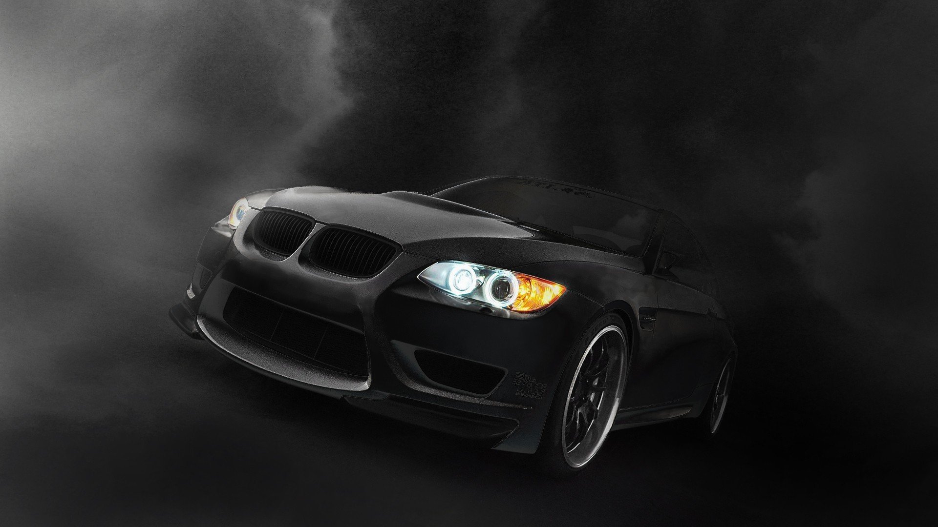 bmw coche negro oscuro bmw penumbra faros