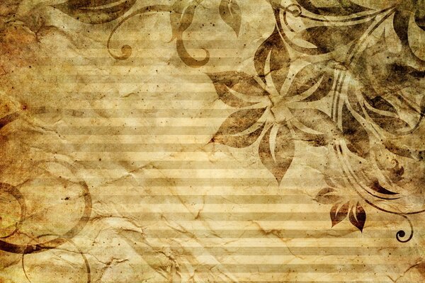 Patrón sobre fondo con textura beige