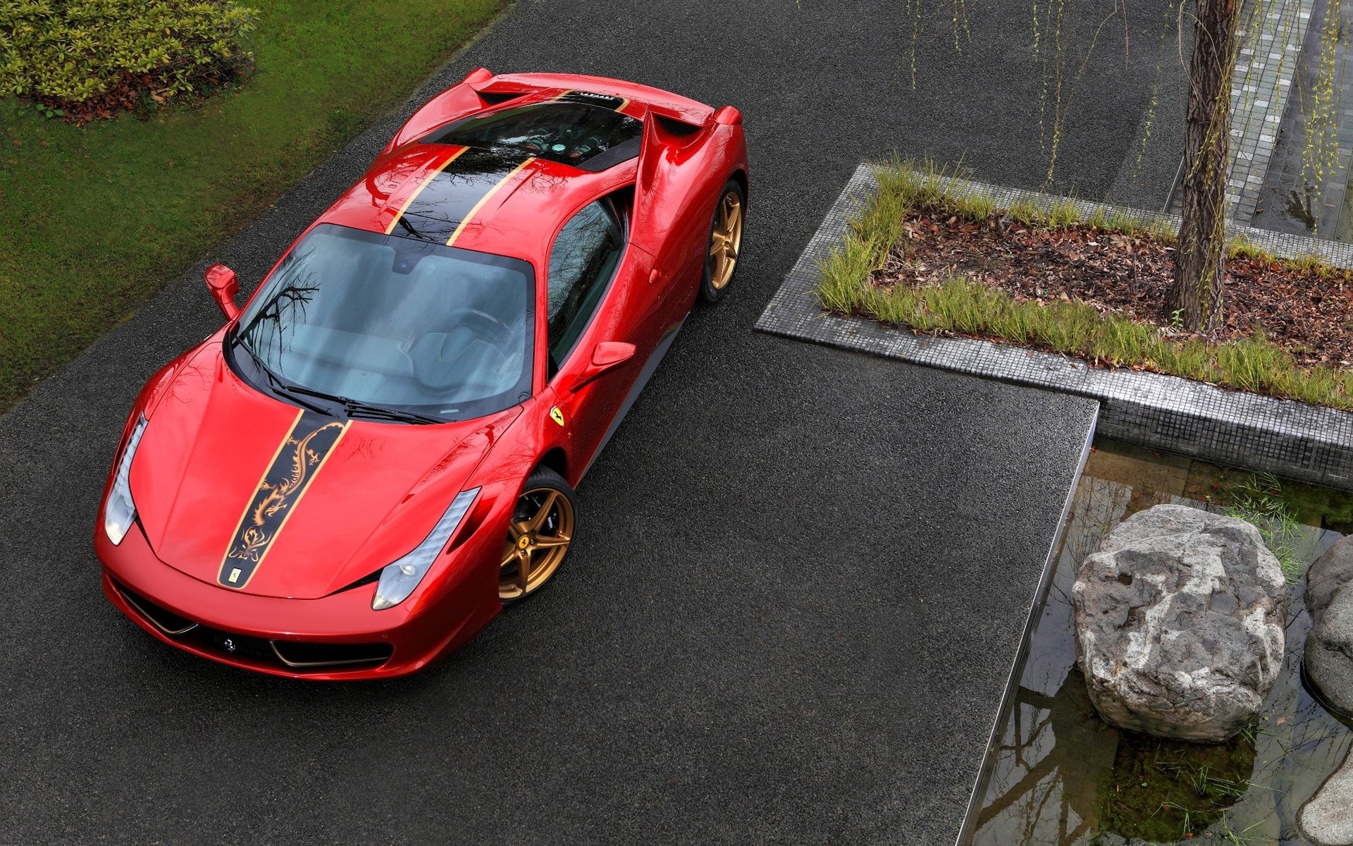 ferrari italia china 20 aniversario edición especial ferrari italia superdeportivo rojo delantero especial.versión china