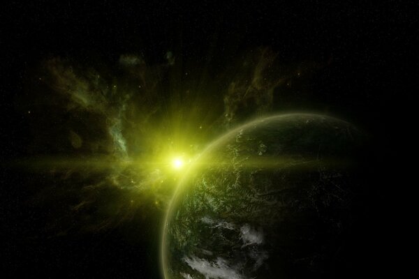 Fascinante infinito en el espacio exterior
