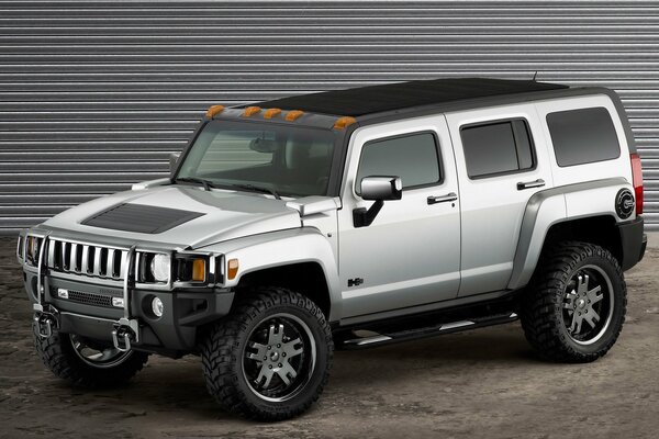 Hummer fresco color plata
