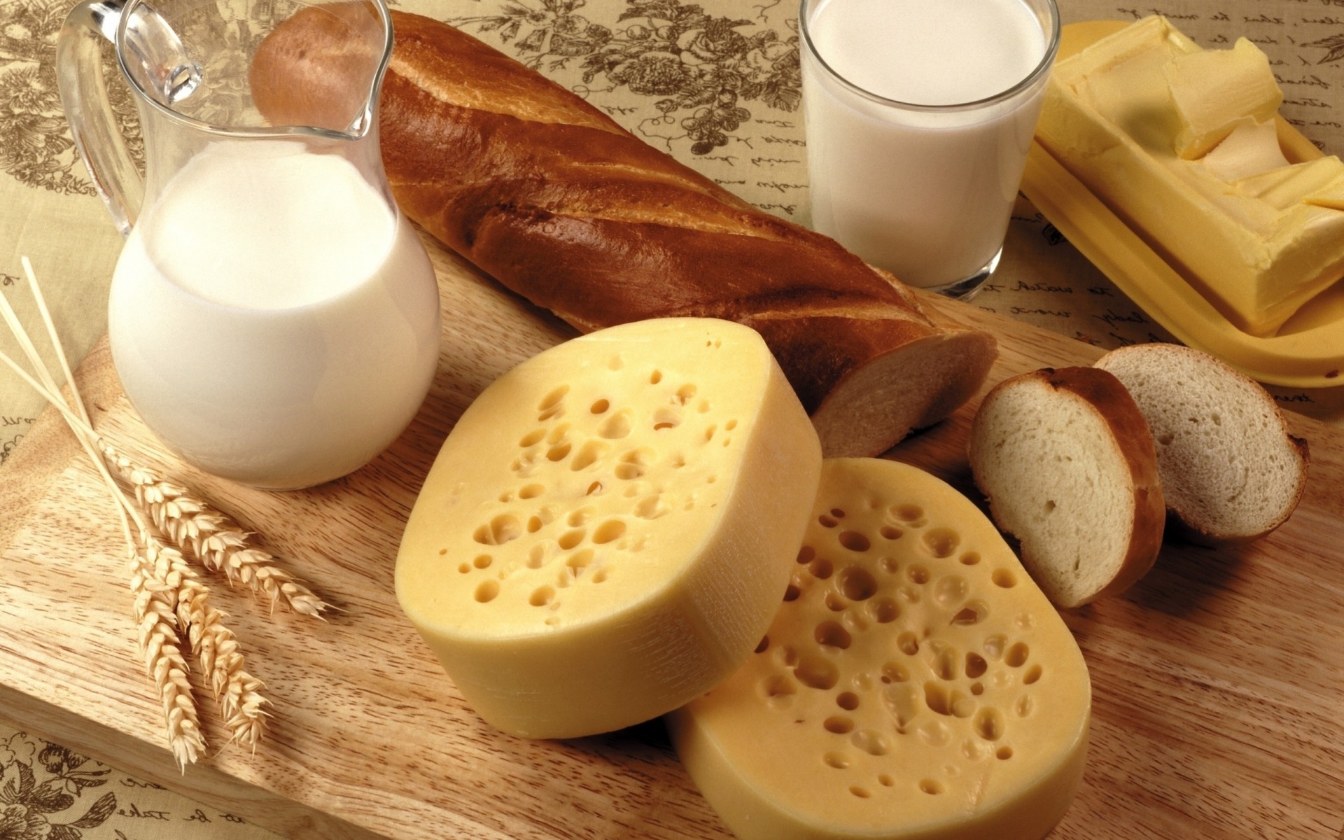 leche caballa queso delicioso pan