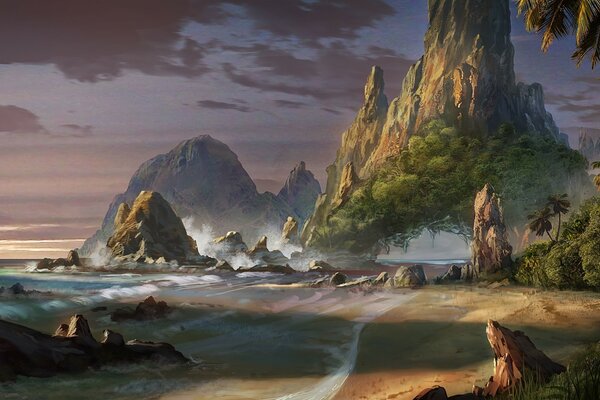 Rocas de mundos fantásticos