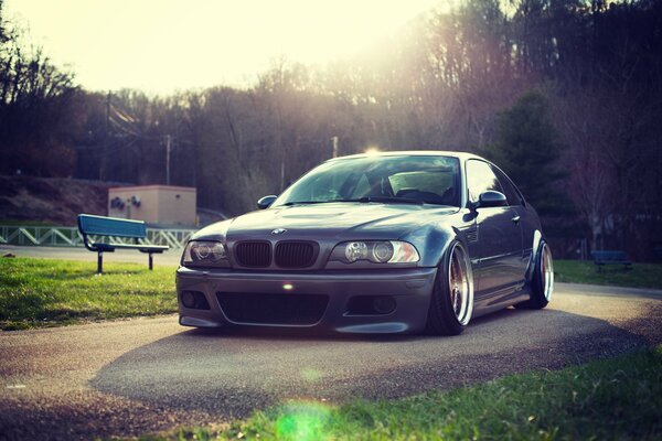 BMW hermosa foto. Hermosa máquina