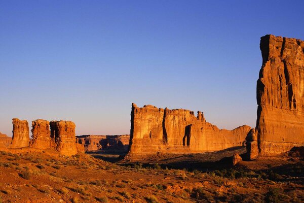 La grandeza de las montañas de Arizona en los Estados Unidos