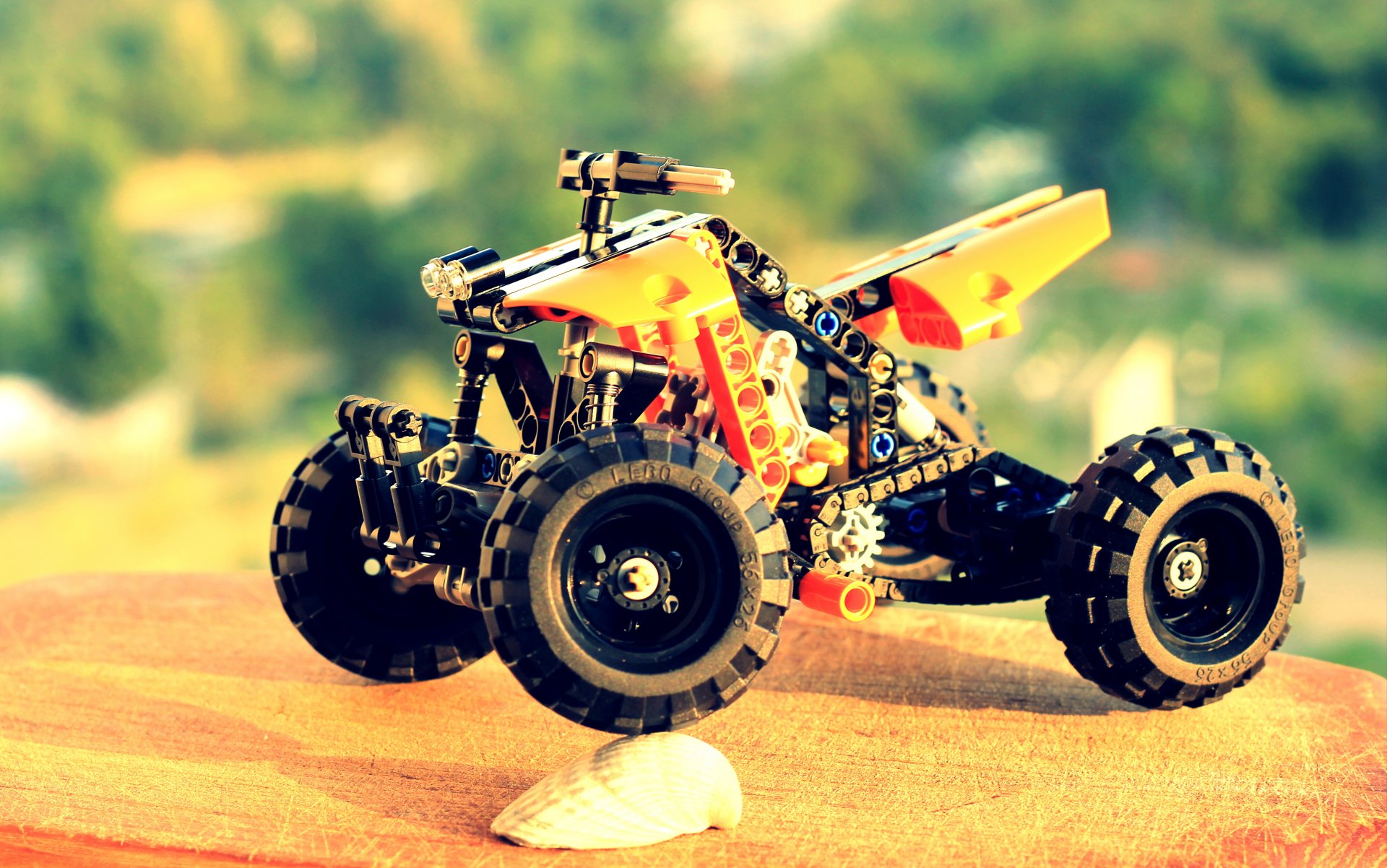 lego atv naranja