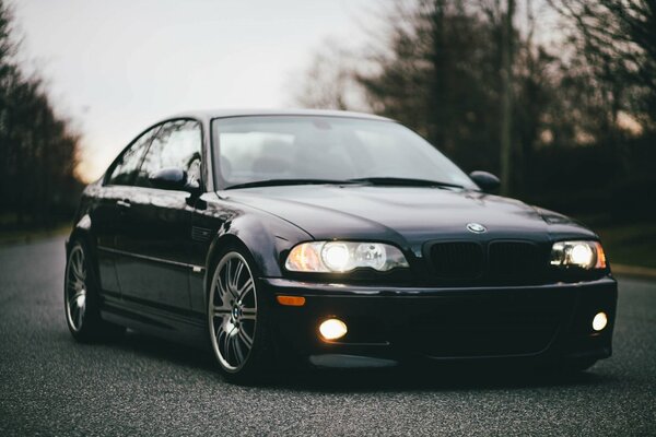 Bmw m3 en carretera