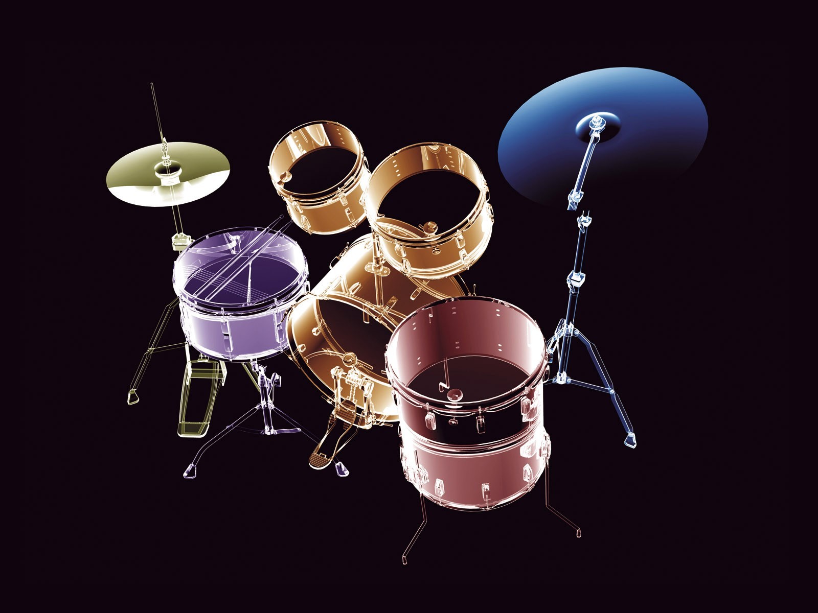 rayos x batería instrumentos música