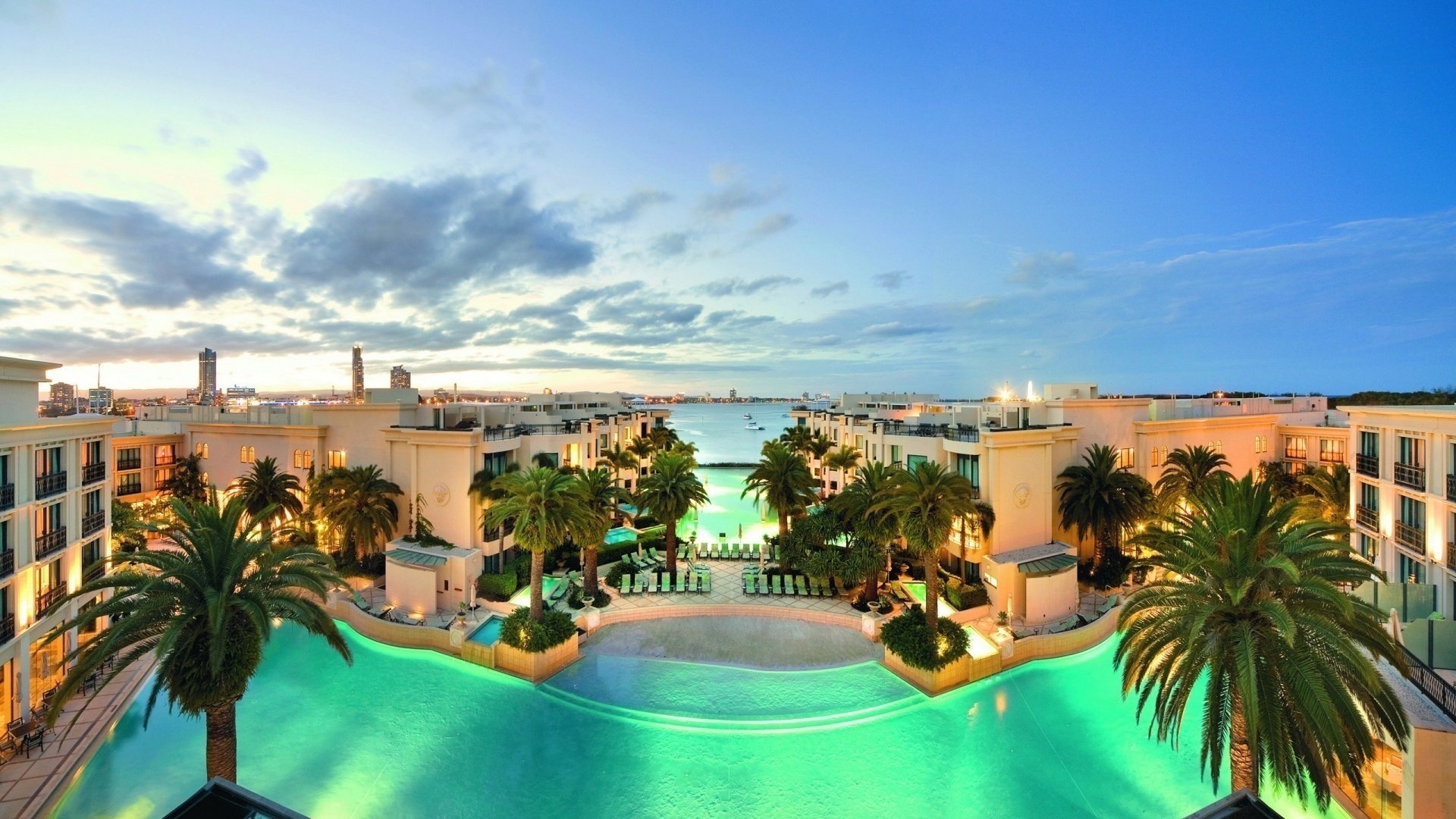 naturaleza palmeras árboles paisaje mar apartamento casa