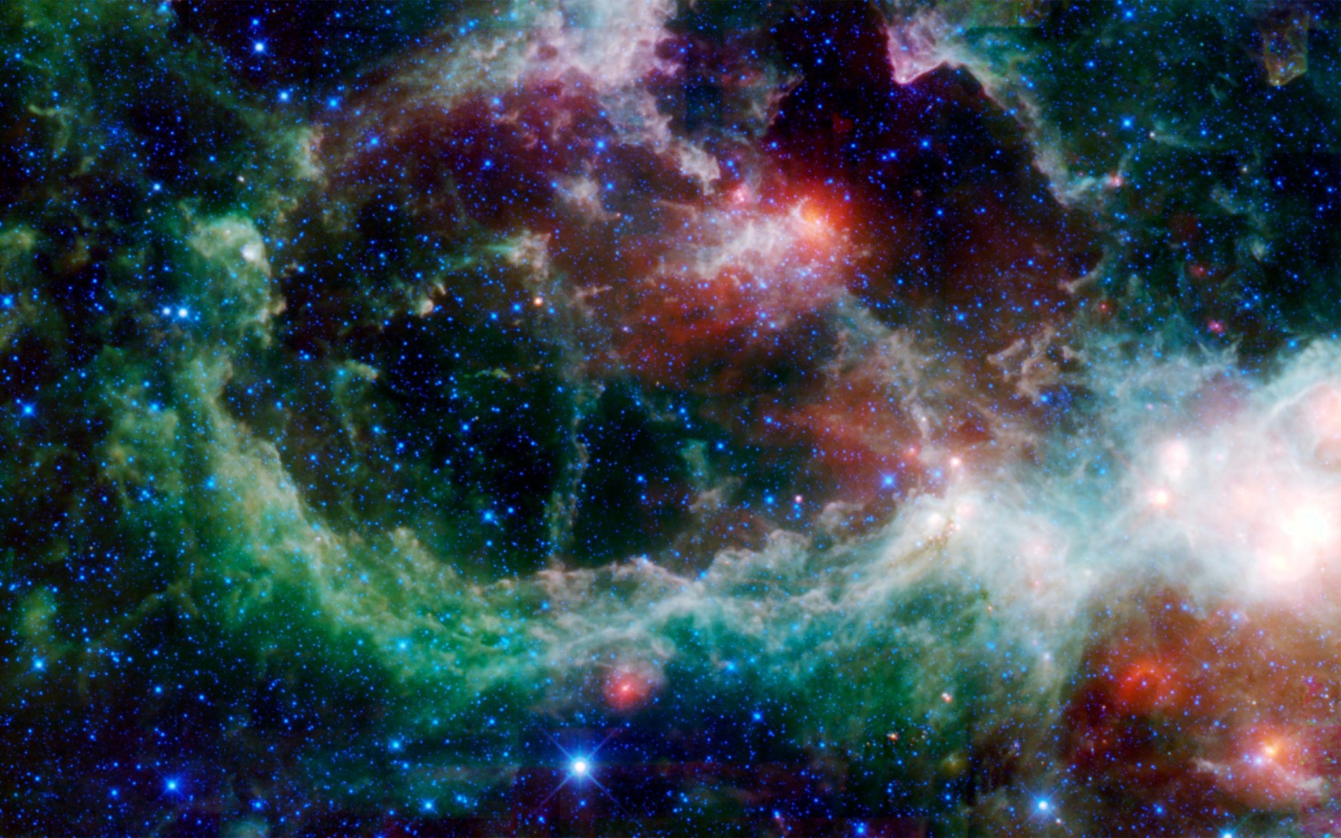 espacio nebulosa corazón