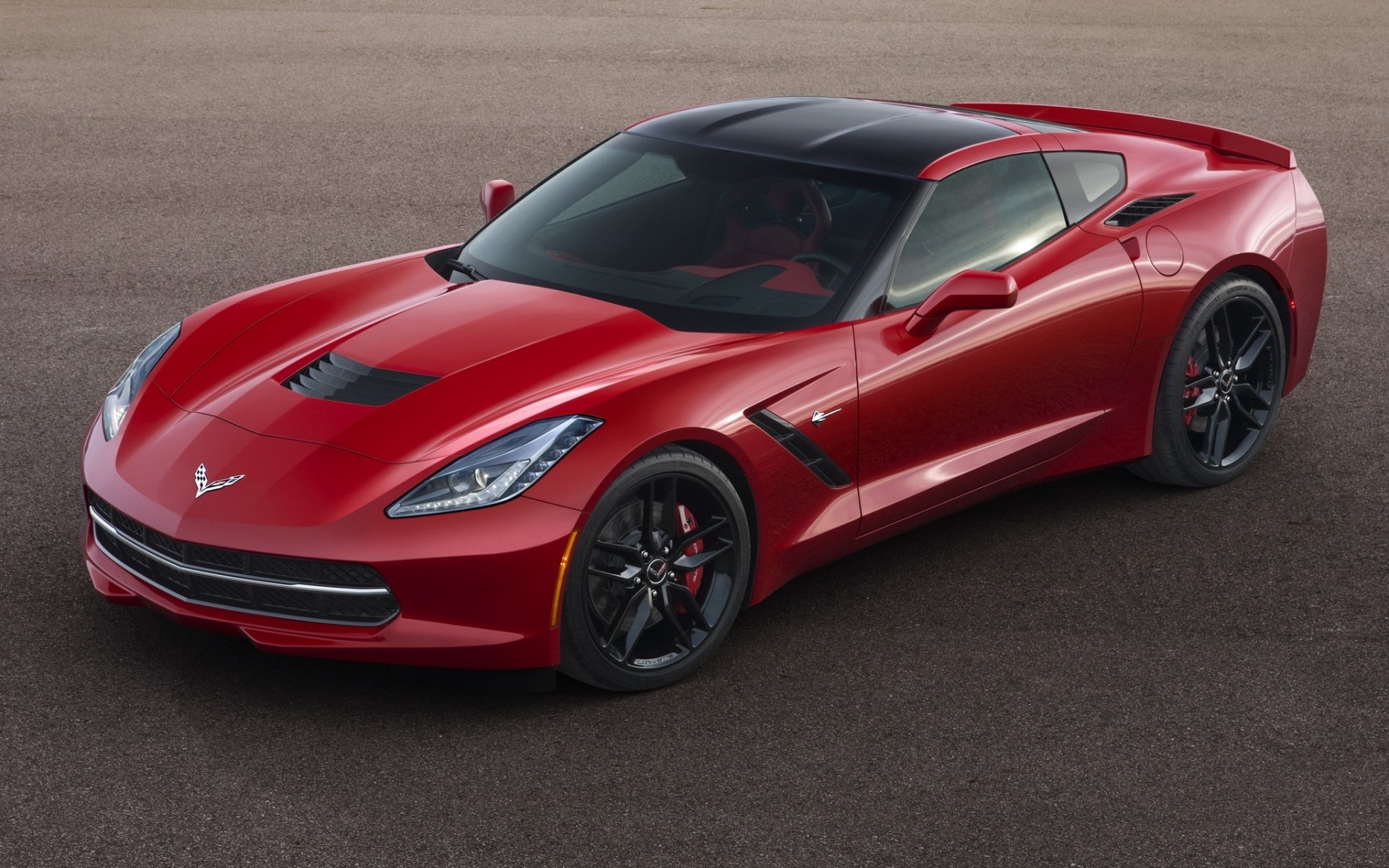 chevrolet corvette stingray c7 chevrolet stingray rojo frente