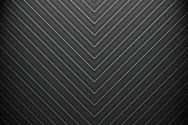 Las rayas grises crean un patrón triangular