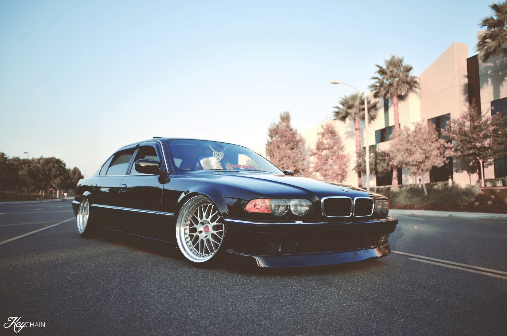 bmw e38 750il bmw clásico tuning posición carretera