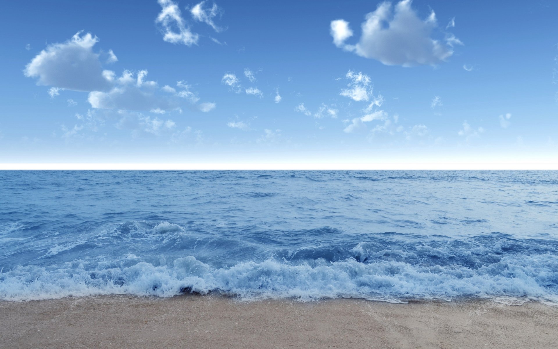 mar olas olas agua costa playa arena cielo azul nubes verano paisaje naturaleza