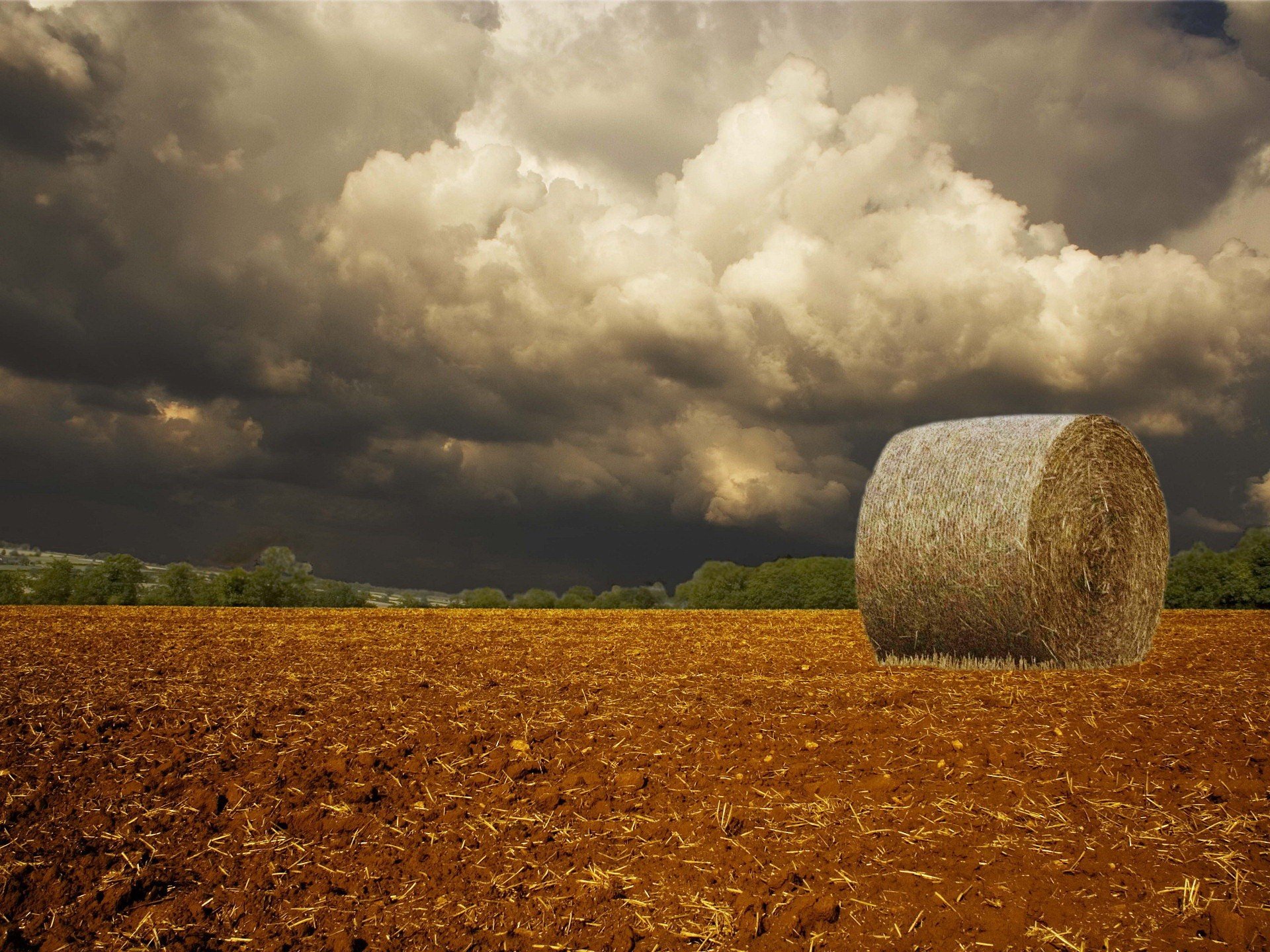 nubes campo tormenta