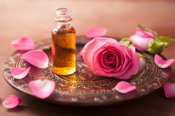 Pétalos de rosa, relax, Spa