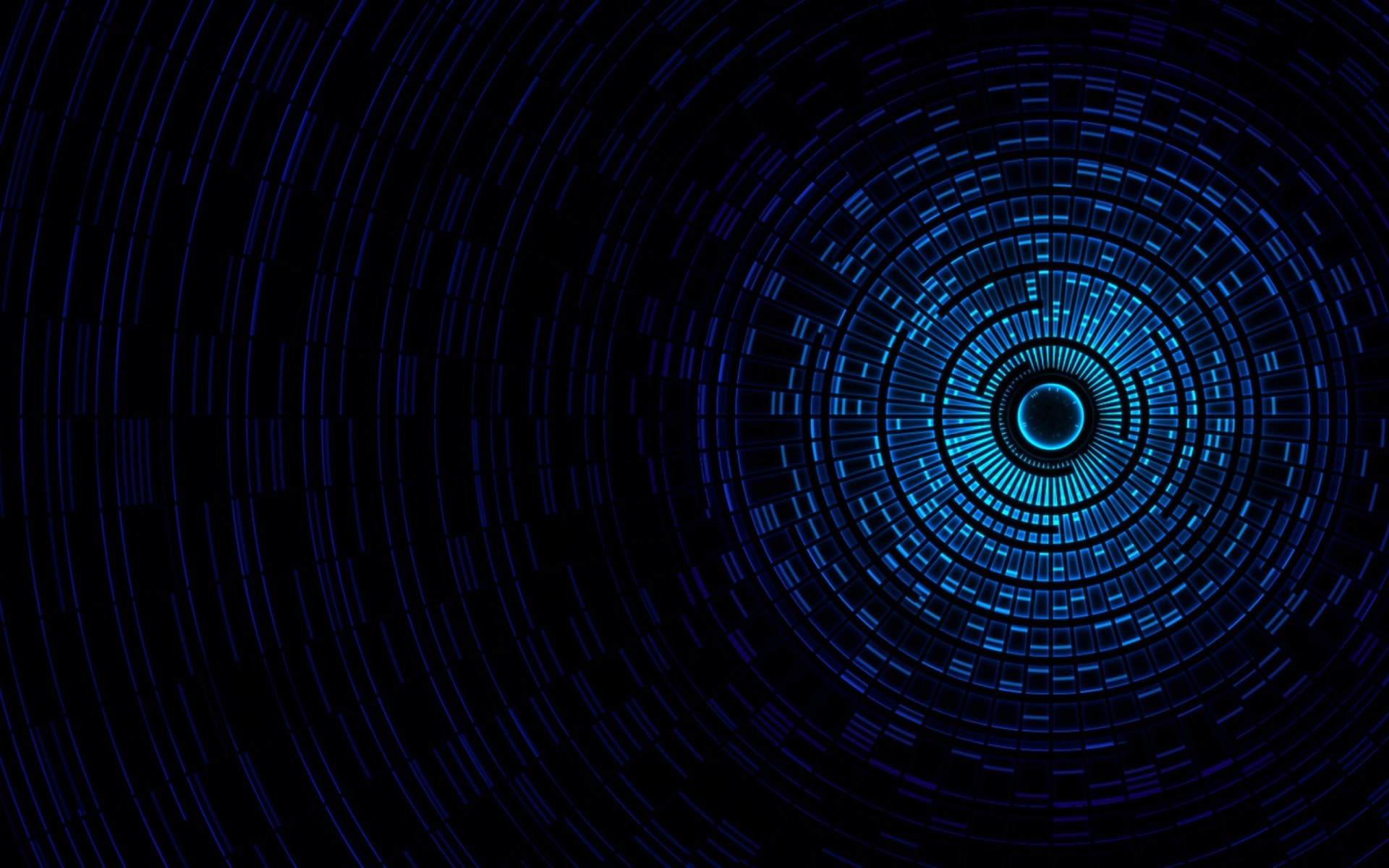 abstracción techno azul