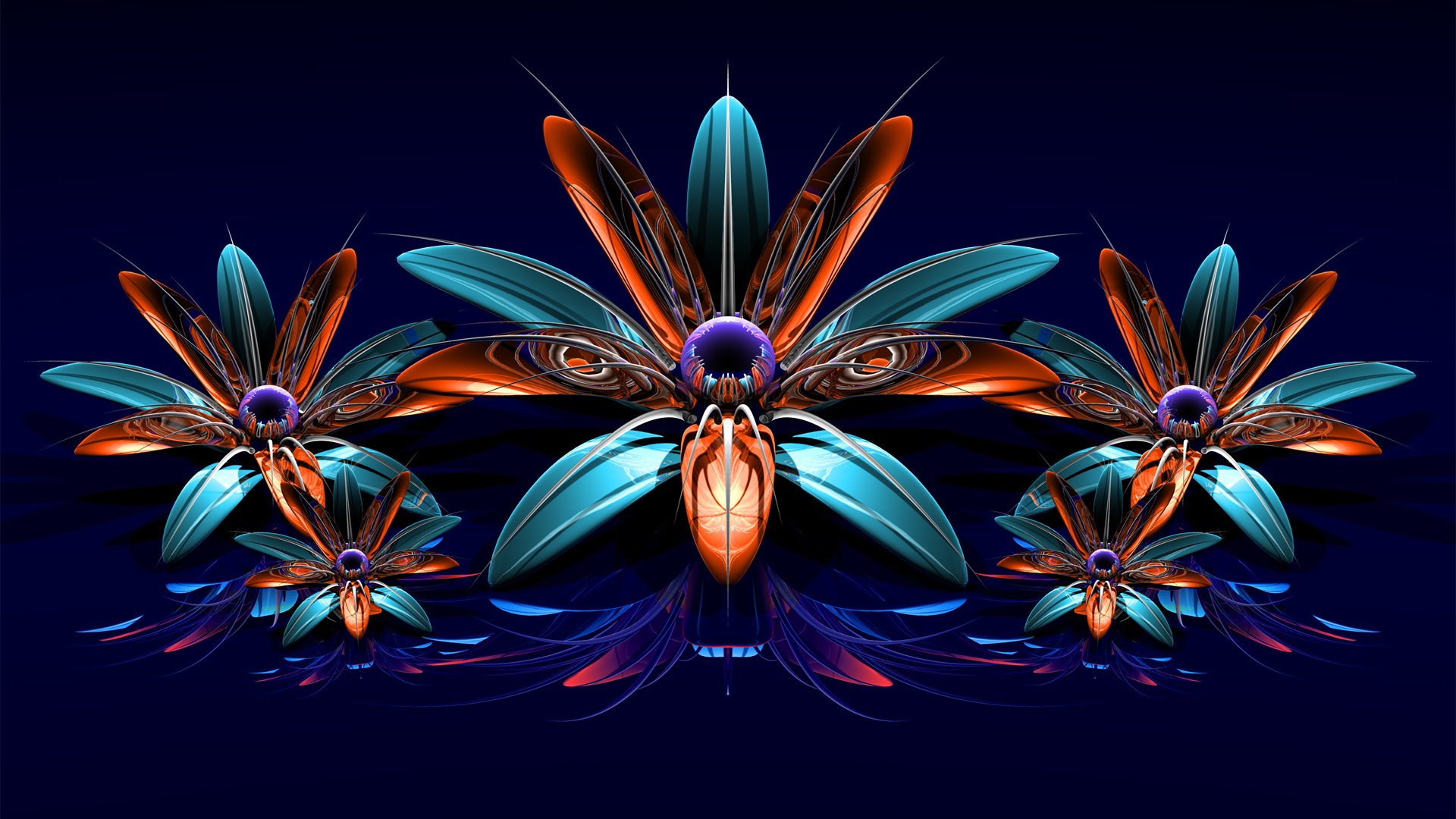 flores fractal ramo