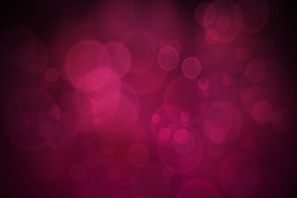 Rosa y negro burbujas Abstract