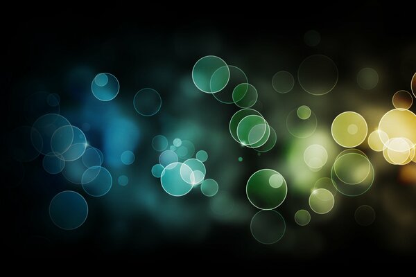Bokeh parece gotas de lluvia