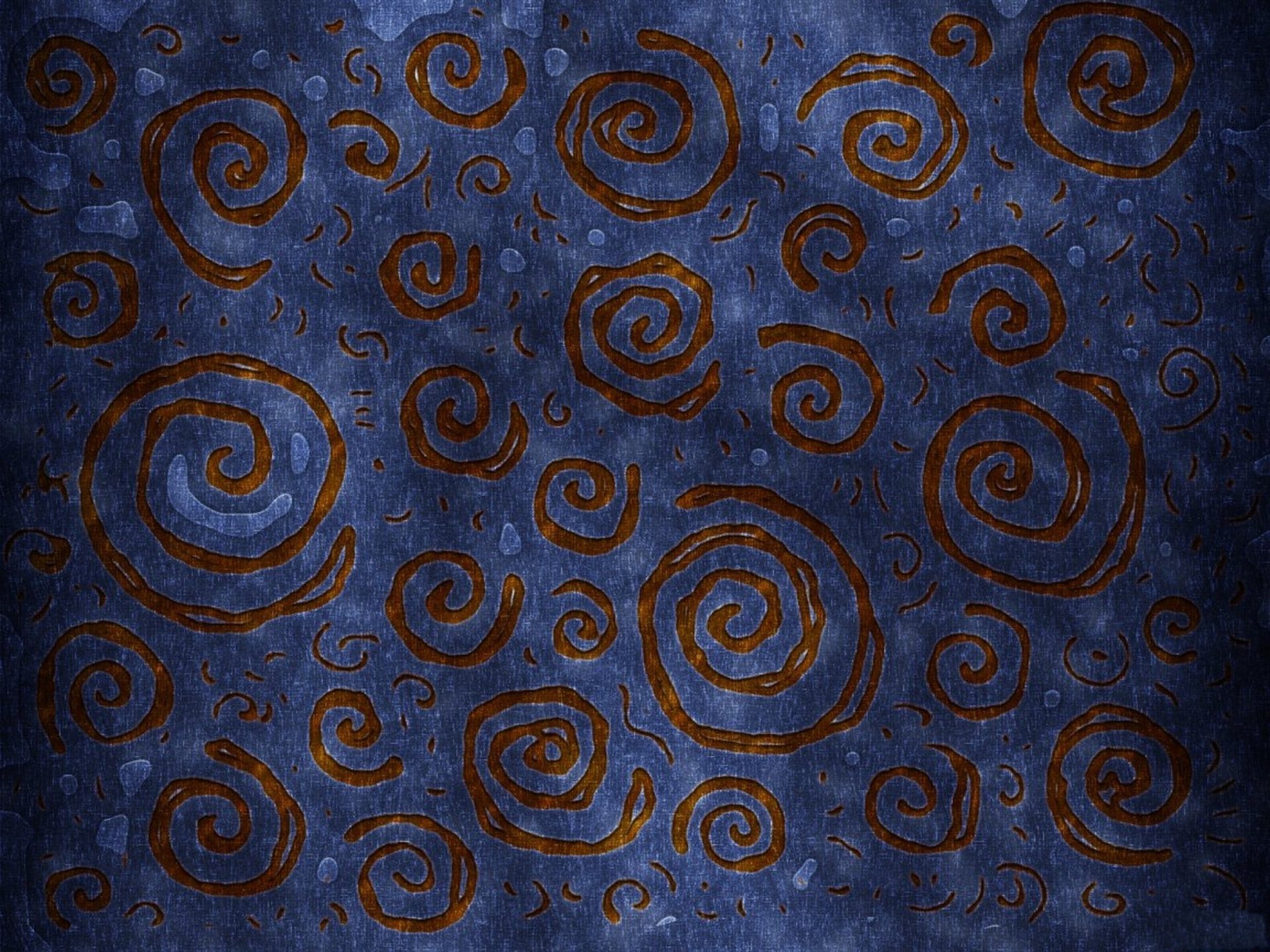 espiral abstracto azul marrón