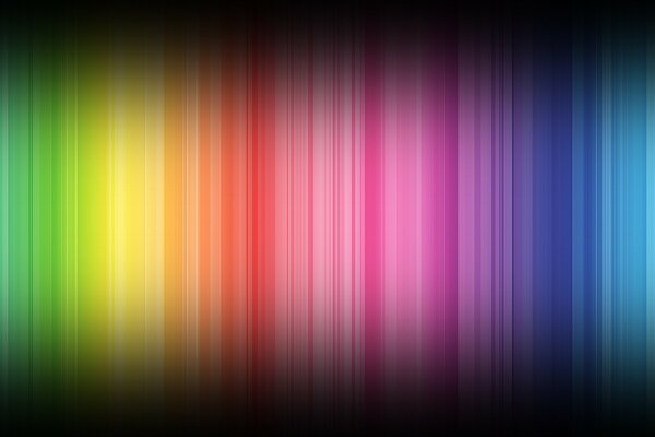Espectro de colores por rayas verticales