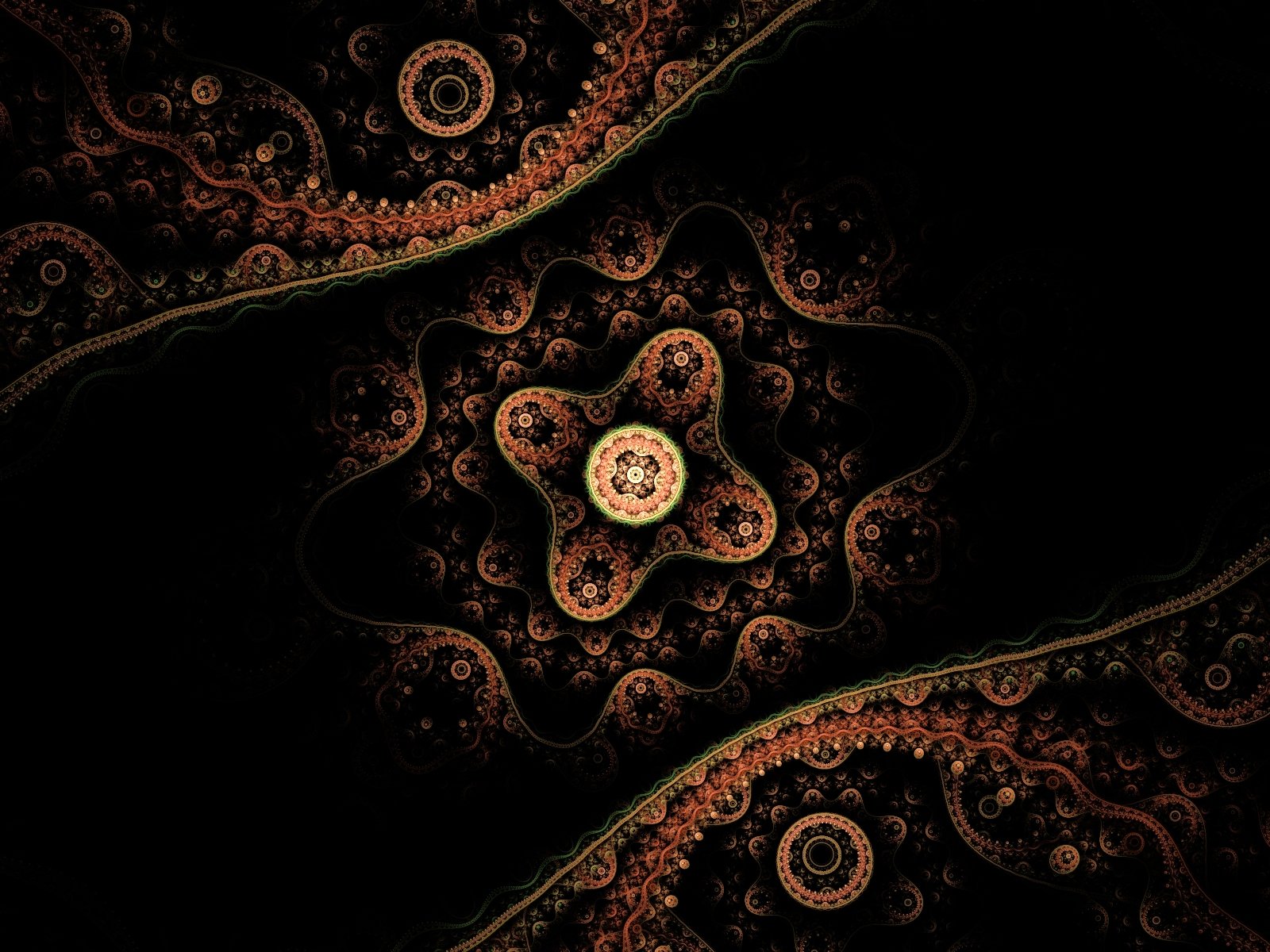 encaje astral abstracto proyección