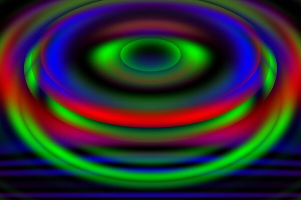 Círculos multicolores y fondo brillante