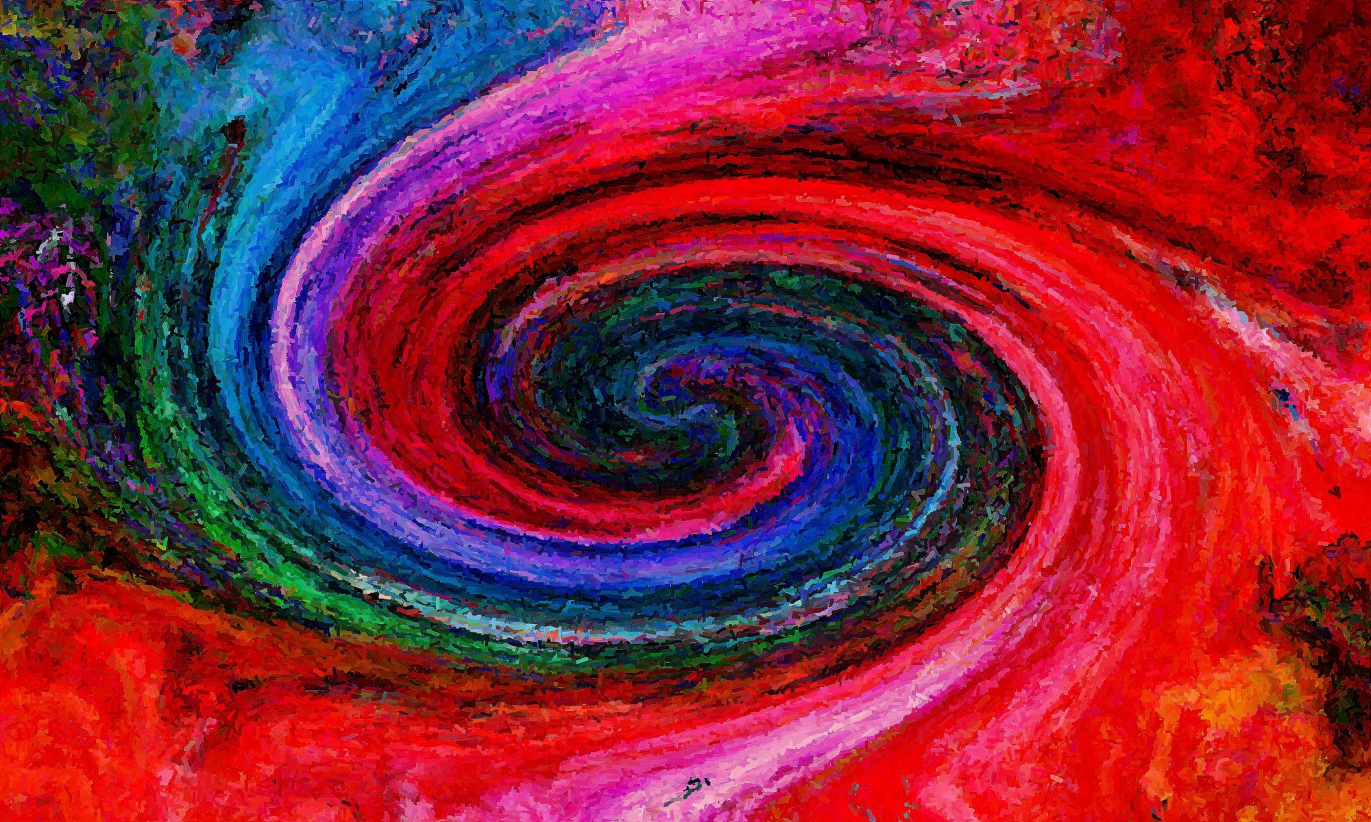 espiral color patrón