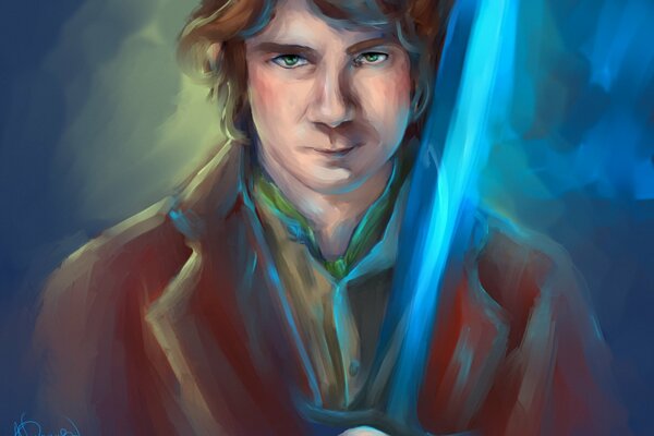 Bilbo baggins color Art