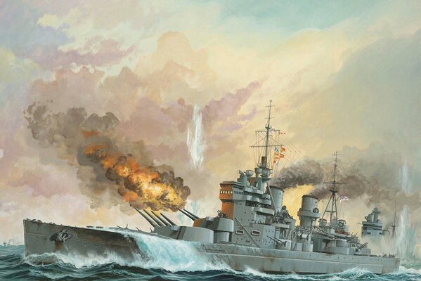 Batalla naval de gran Bretaña con Alemania 1941
